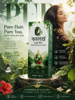 Banalata Herbal Hair Oil 200ml hair tonic made in Bangladesh