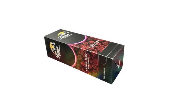 Rose fragrance ultra thin latex condom bulk pack from Tiger