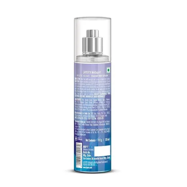 Wottagirl Mystic Island 135 ml body splash apple pear and sandalwood