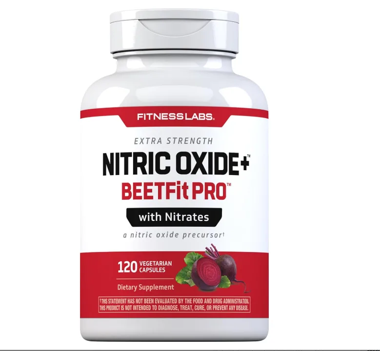 ba107a0eac537a89cb57b19c827cd038.png Fitness Labs beetroot nitric oxide capsules 120 count bottle