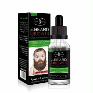 Beard and moustache essential oil for men 30ml bottle