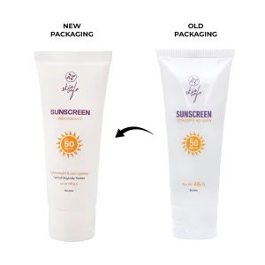 Matte non-comedogenic sunscreen SPF 50 with no white cast for all skin types