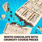 Feastables cookies and creme bar organic cacao imported from USA