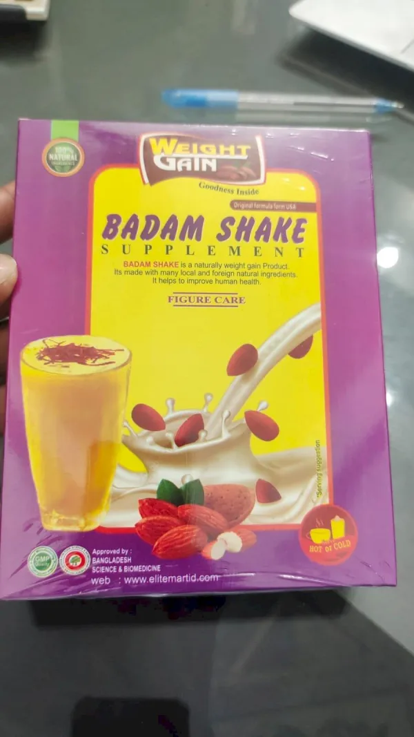 Almond badam shake powder for hot or cold milk