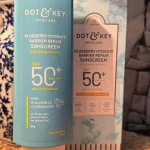 Dot and Key sunscreen for dry and sensitive skin no white cast