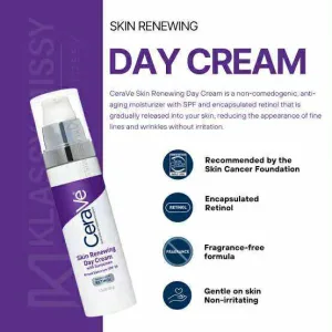 Anti-ageing day cream with SPF 30, encapsulated retinol and ceramides