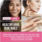 Vegan beauty gummies for skin hair and nails with vitamin C and E