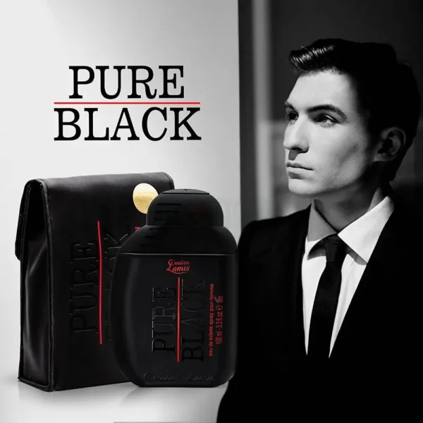 Creation Lamis Pure Black Deluxe Limited Edition Eau de Toilette for Men 100ml - Image 2