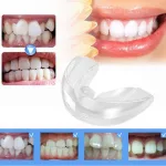 Transparent orthodontic teeth corrector retainer in food-grade silicone