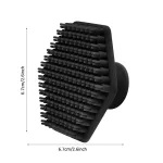 Miniature facial cleaning brush for men beard shave scrub