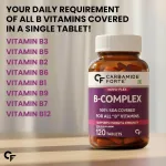 Carbamide Forte B-complex supplement bottle 120 tablets