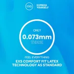 Snug fit vegan condom combo pack from EXS