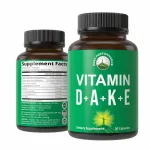 Peak Performance ADK vitamin D3 5000 IU with A K2 and E 30 vegan capsules