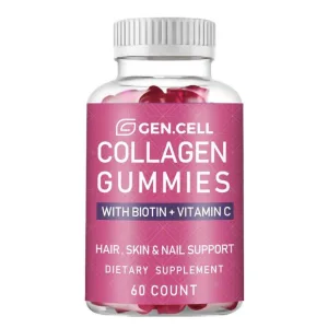Gen.Cell collagen builder gummies with biotin and vitamin C 60 pieces