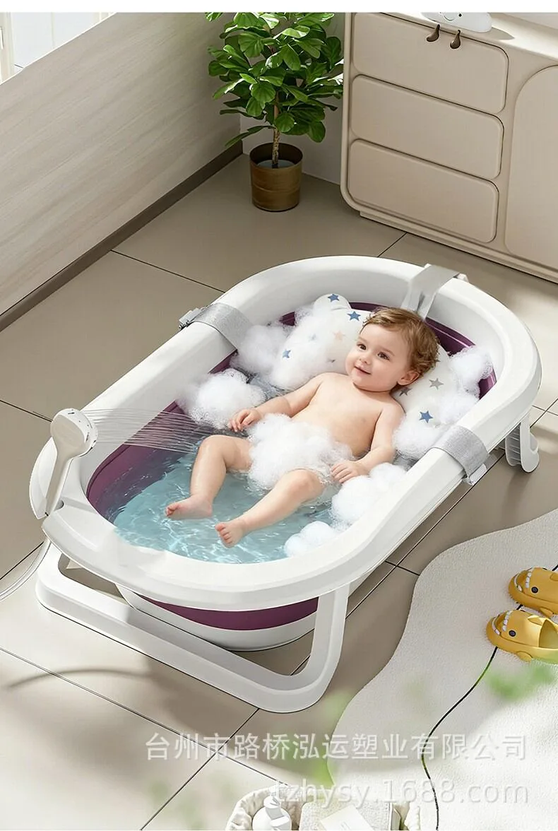 c99e36c0fcaa58b09f98c847c01d15e0.jpg Baby folding bathtub foldable bath basin for infants