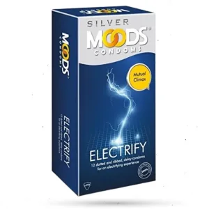 Moods Electrify dotted ribbed condom 12pcs pack made in India