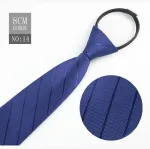 Pre tied zipper necktie for business wedding and formal wear