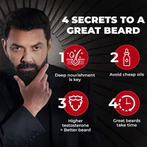Beard wash cleanser with avocado argan and castor oil 100 ml