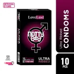NottyBoy LoveLust ultra ribbed condoms 10pcs pack