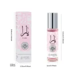 Warm vanilla musk roll-on perfume oil for women 10ml bottle