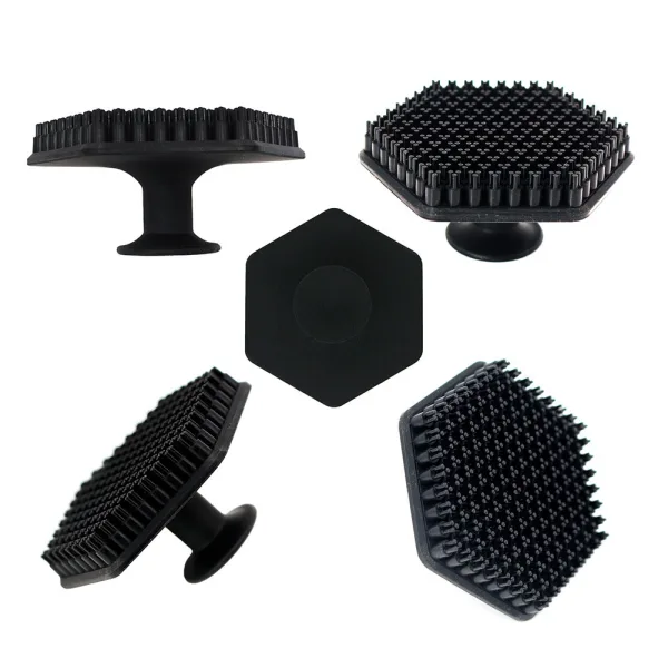 Miniature facial cleaning brush for men beard shave scrub