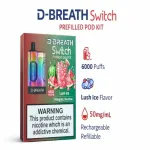 D-Breath Switch Prefilled Pod Kit 6000 puffs - Image 2