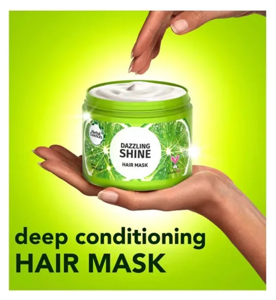 d12c3c8accb57ced5b502d620b62f69a.png Herbal Essences Dazzling Shine Hair Mask 300ml citrus scent France