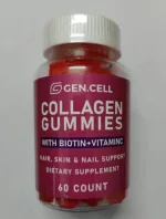 Collagen builder chewable gummies 60 count supplement jar