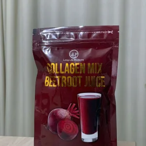 Beetroot collagen powder supplement drink pack