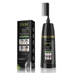 Dexe 5 minute black hair dye shampoo bottle