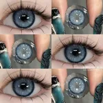 Eyeshare Ksseye Semporna blue coloured contact lens pair with kit box