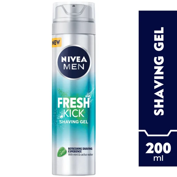 NIVEA Men Fresh Kick shaving foam 200ml can