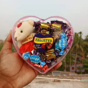 Assorted chocolate box gift hamper ready to give