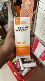 W.Skin Laboratory Triple Care Sun Cream SPF50+ PA++++ Korean sunscreen