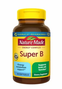 Nature Made Super B Energy Complex 60 softgels bottle