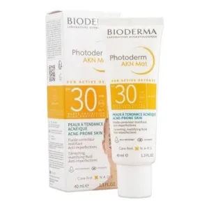 Bioderma Photoderm AKN Mat SPF 30 sunscreen for blemish-prone skin