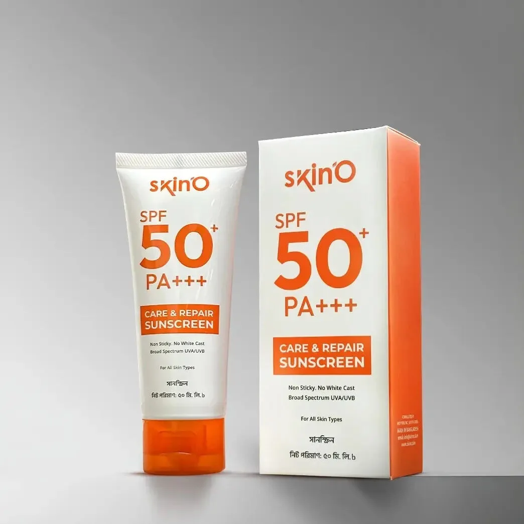 e268161edffe6817a4f14aaf06100ff1.jpg skin O Care and Repair Sunscreen SPF 50+ PA+++ 50ml made in Bangladesh