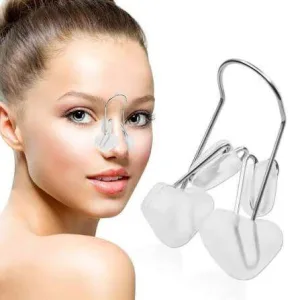 Nose clip massager reusable single piece