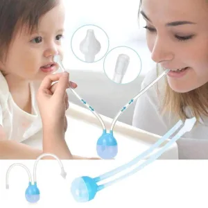 Baby nasal aspirator manual nose cleaner mucus suction device
