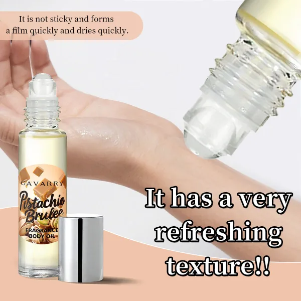 Imported caramel and pistachio gourmand perfume oil 10 ml alcohol free