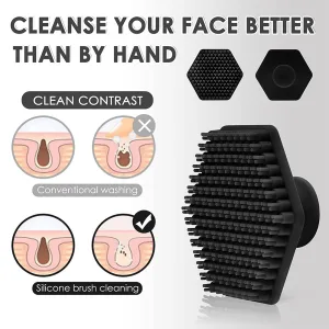 JM men's facial cleansing brush for beard and face