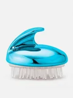 Silicone scalp cleaning brush for shampooing and massage