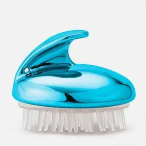 Silicone scalp cleaning brush for shampooing and massage