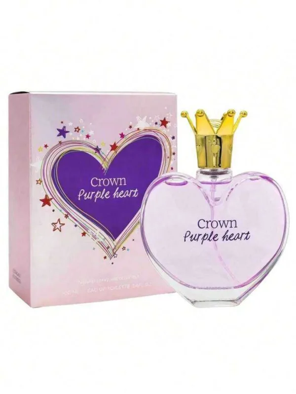 Story of Love Crown Purple Heart perfume 100ml decorative bottle