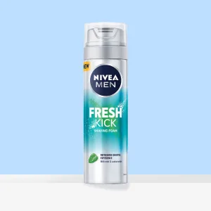 NIVEA Men Fresh Kick shaving foam 200ml can