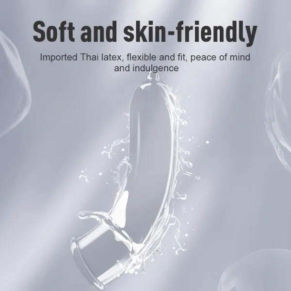 SABS certified ultra thin dotted latex condom from GJG