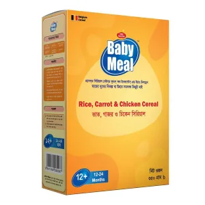 Baby Meal rice carrot and chicken cereal 350gm from Belgium