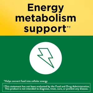 High potency vitamin B complex softgels for energy and nerve support