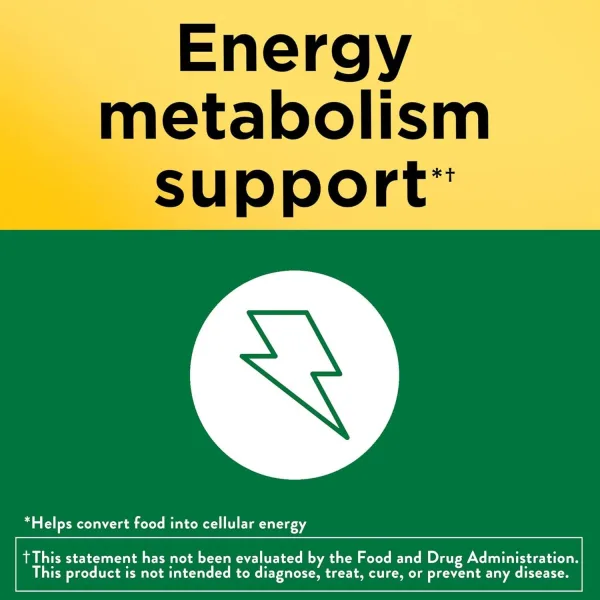 High potency vitamin B complex softgels for energy and nerve support