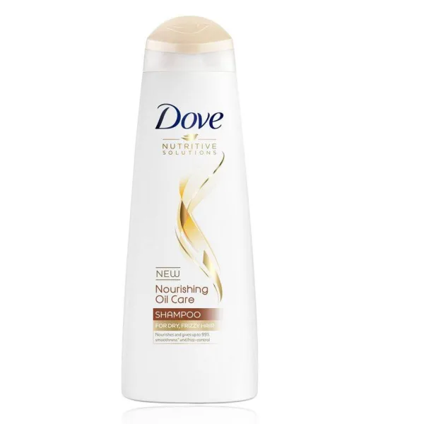 Dove nourishing oil care shampoo bottle 400ml for frizzy dry hair